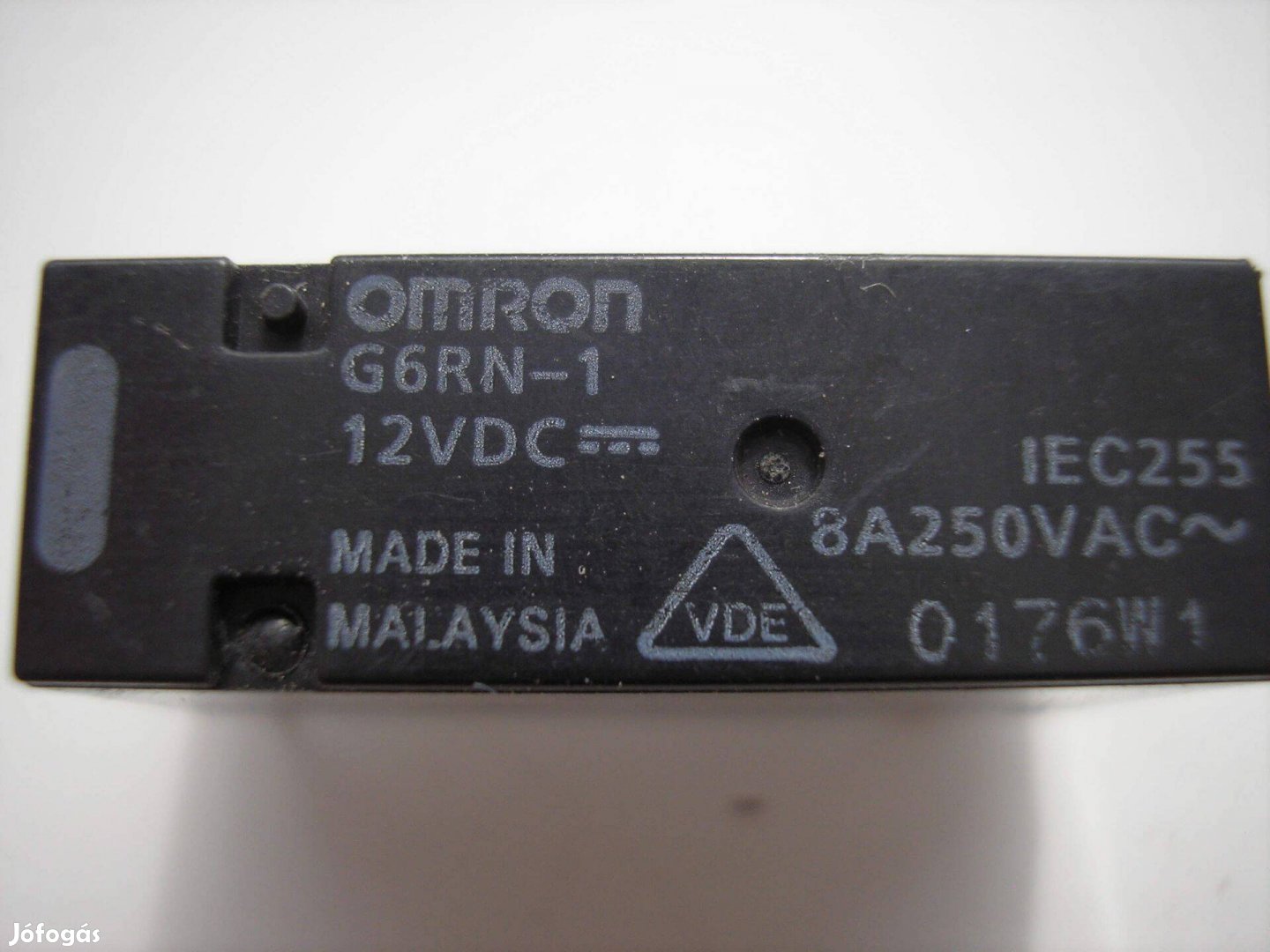 Omron G 6 RN1 relé , 12 V DC , 8 A , 1 morze , használt