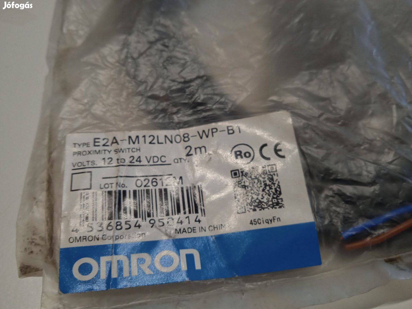 Omron Induktív Közelítés-érzékelő E2A-M12LN08-W