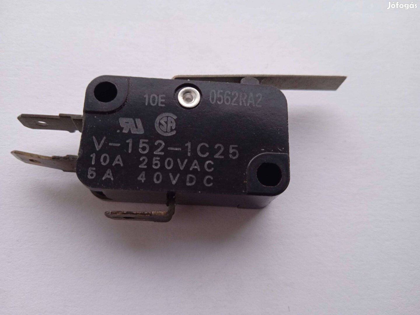 Omron mikrokapcsoló , 10 A , 250 V , , használt , 28x15x10mm