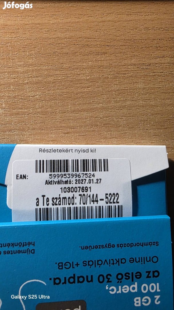 One könyű telefonszám 144.5222.