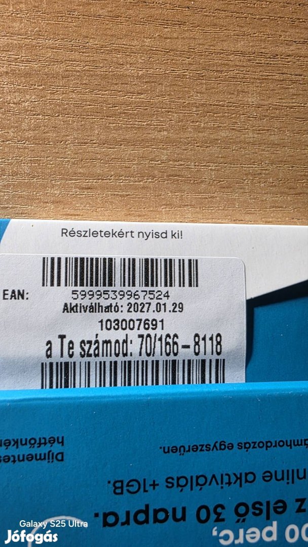 One könyű telefonszám 166.8118.