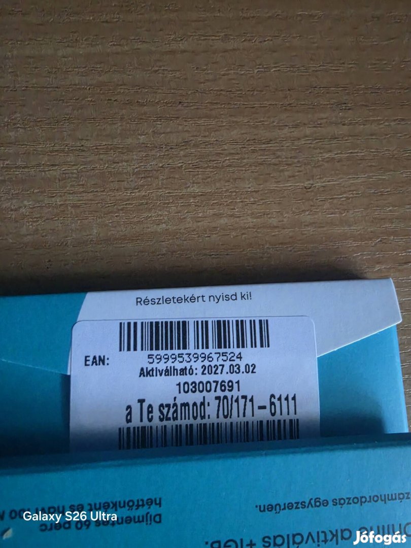 One könyű telefonszám 171.6111.