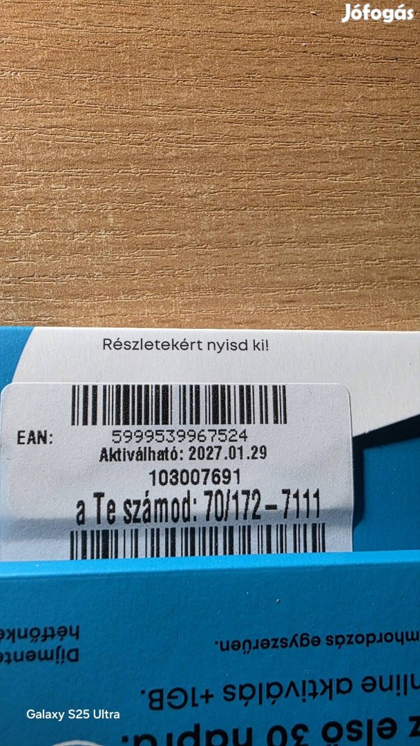 One könyű telefonszám 172.7111.