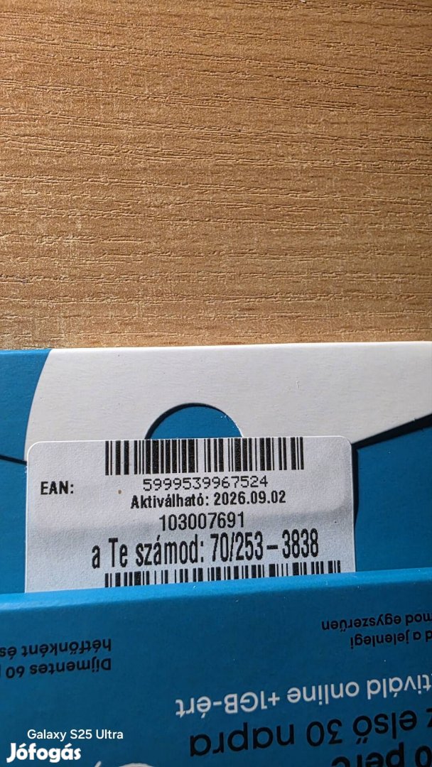 One könyű telefonszám 253.38.38.