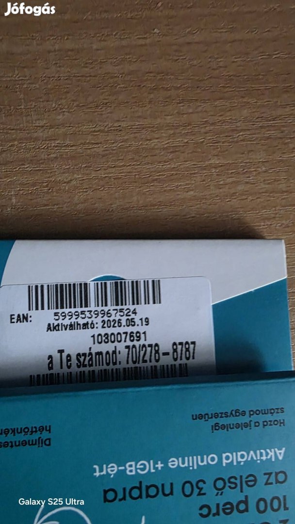 One könyű telefonszám 278.87.87.