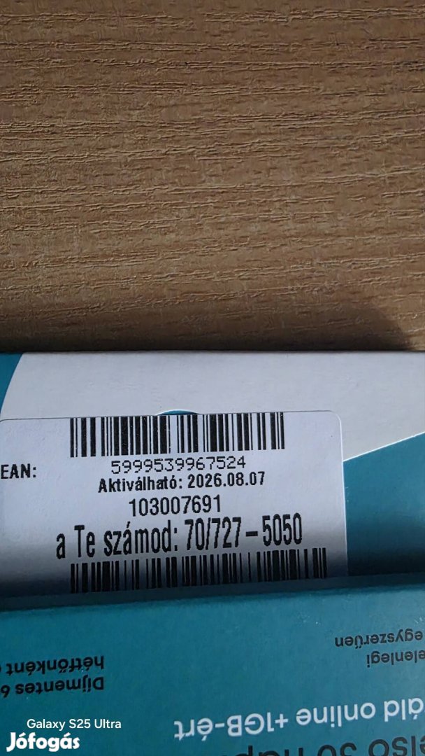 One könyű telefonszám 727.50.50.