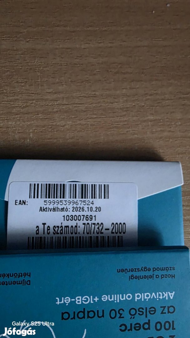 One könyű telefonszám 732.2000.