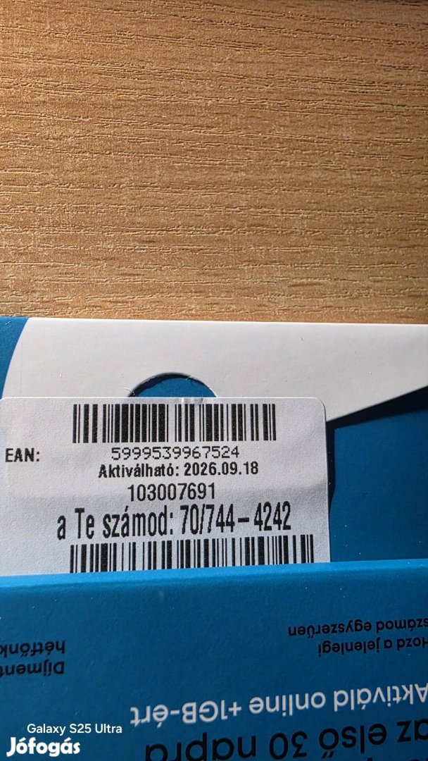 One könyű telefonszám 744.42.42.