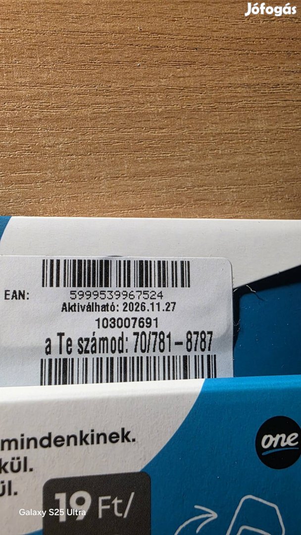 One könyű telefonszám 781.87.87.