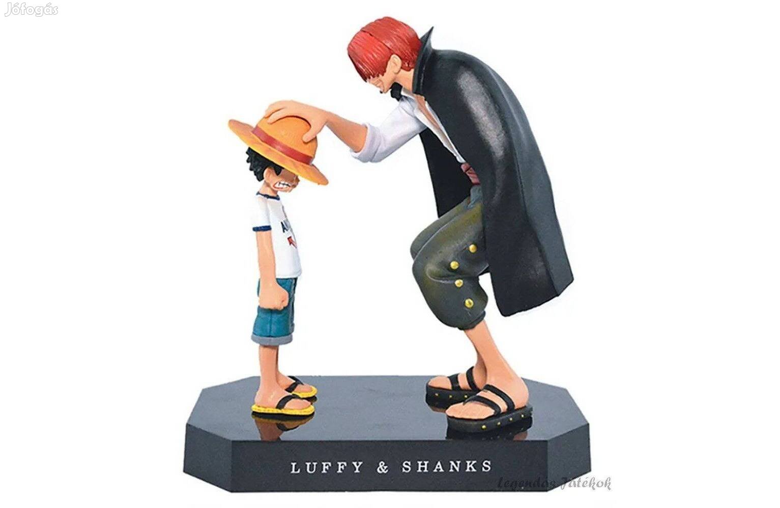 One piece Luffy és Shanks szituációs figura együttes