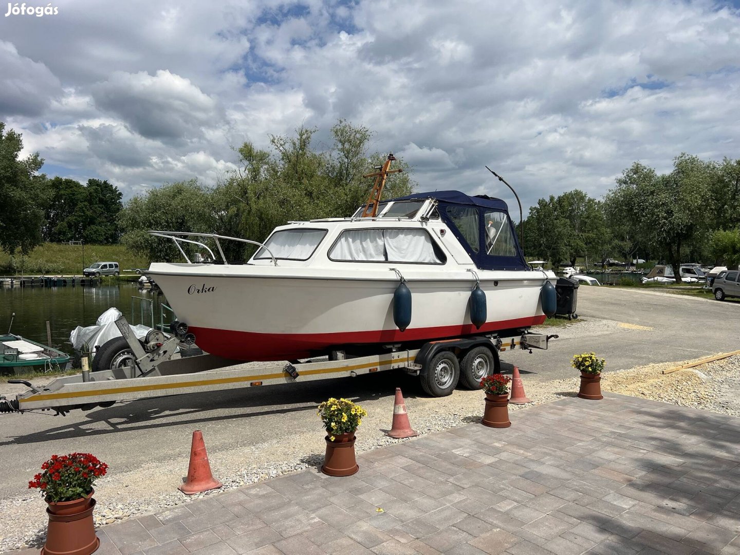 Onedin 650 + Yamaha 15 hajó lakóhajó túra hajó holland hajó