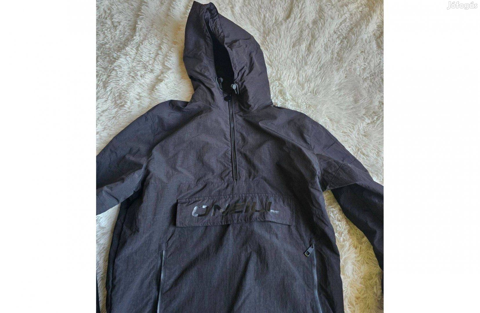 Oneill férfi kapucnis vékony kabát új cimkés L-es méret mell:59cm vál