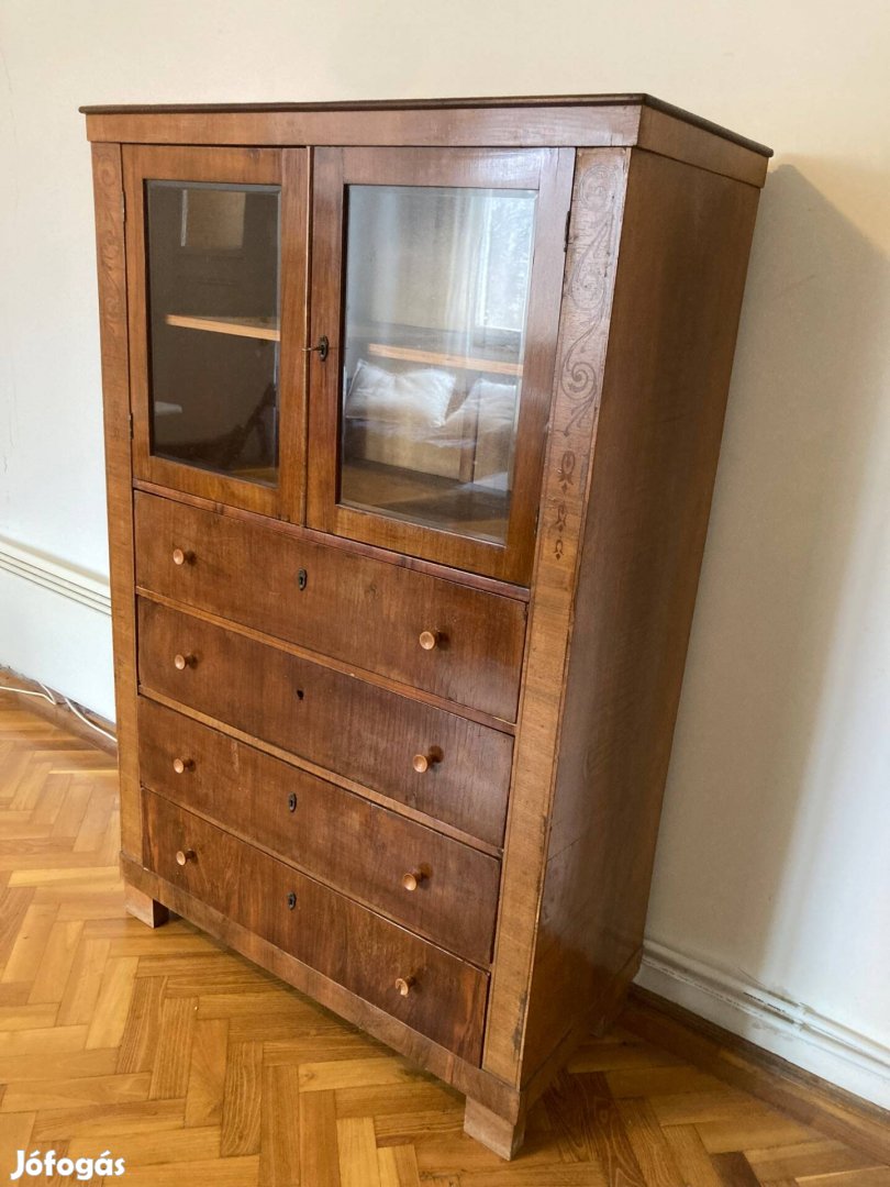 Ónémet vitrines komód