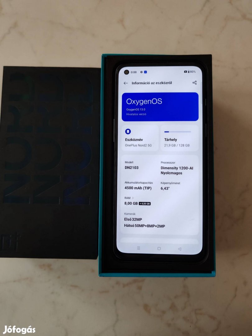 Oneplus Nord2 5g okostelefon 