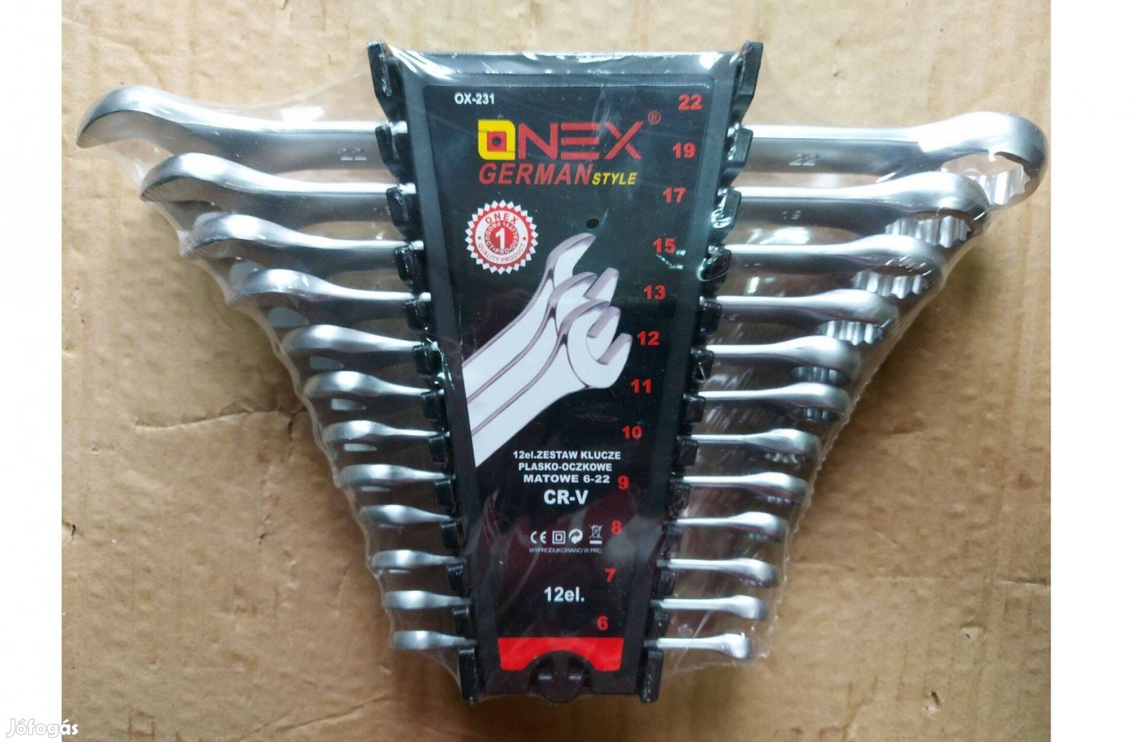 Onex csillag-villás szett 12db-os 6-22mm-ig Profi minőség!!!