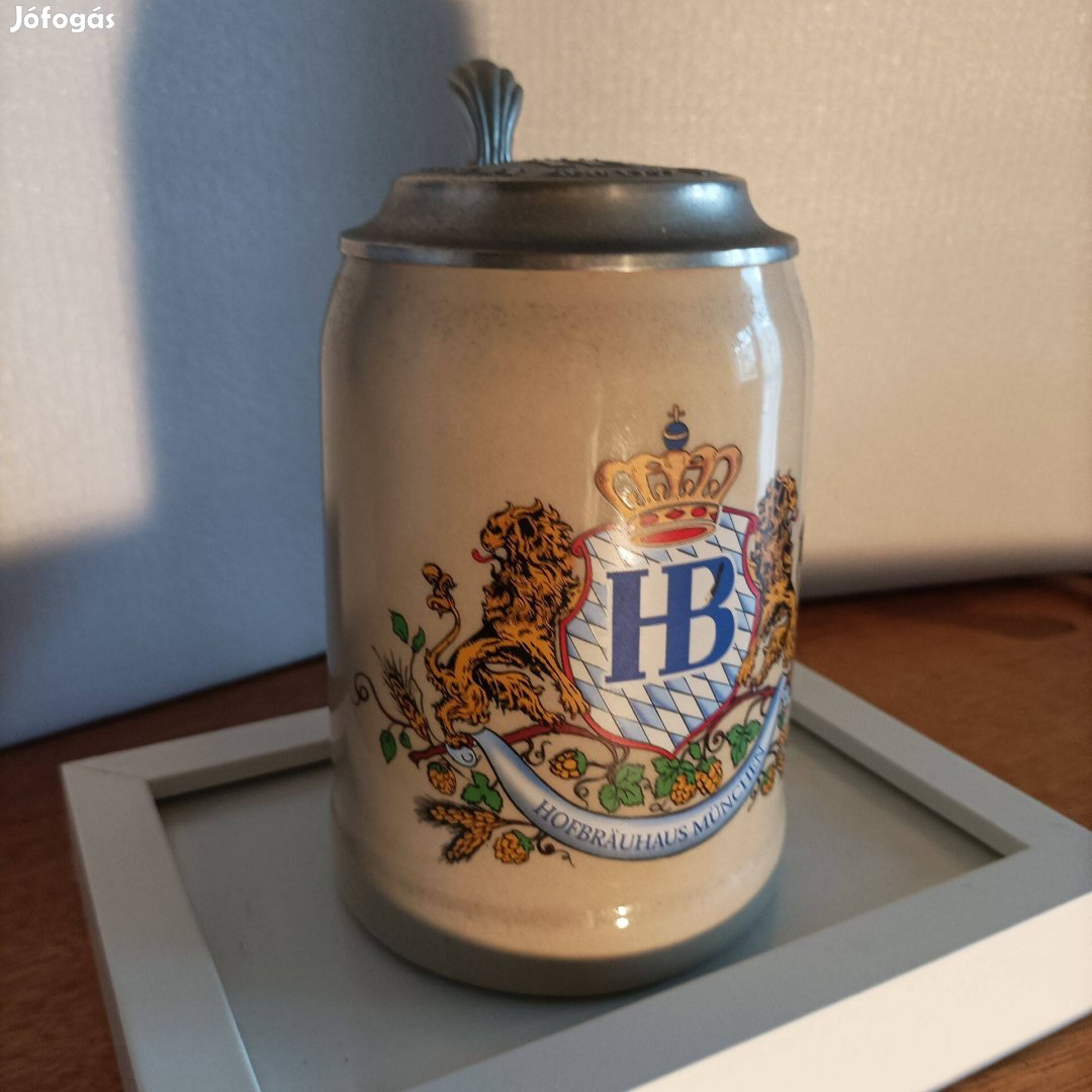 Ónfedeles kerámia söröskorsó HB Hofbrauhaus München