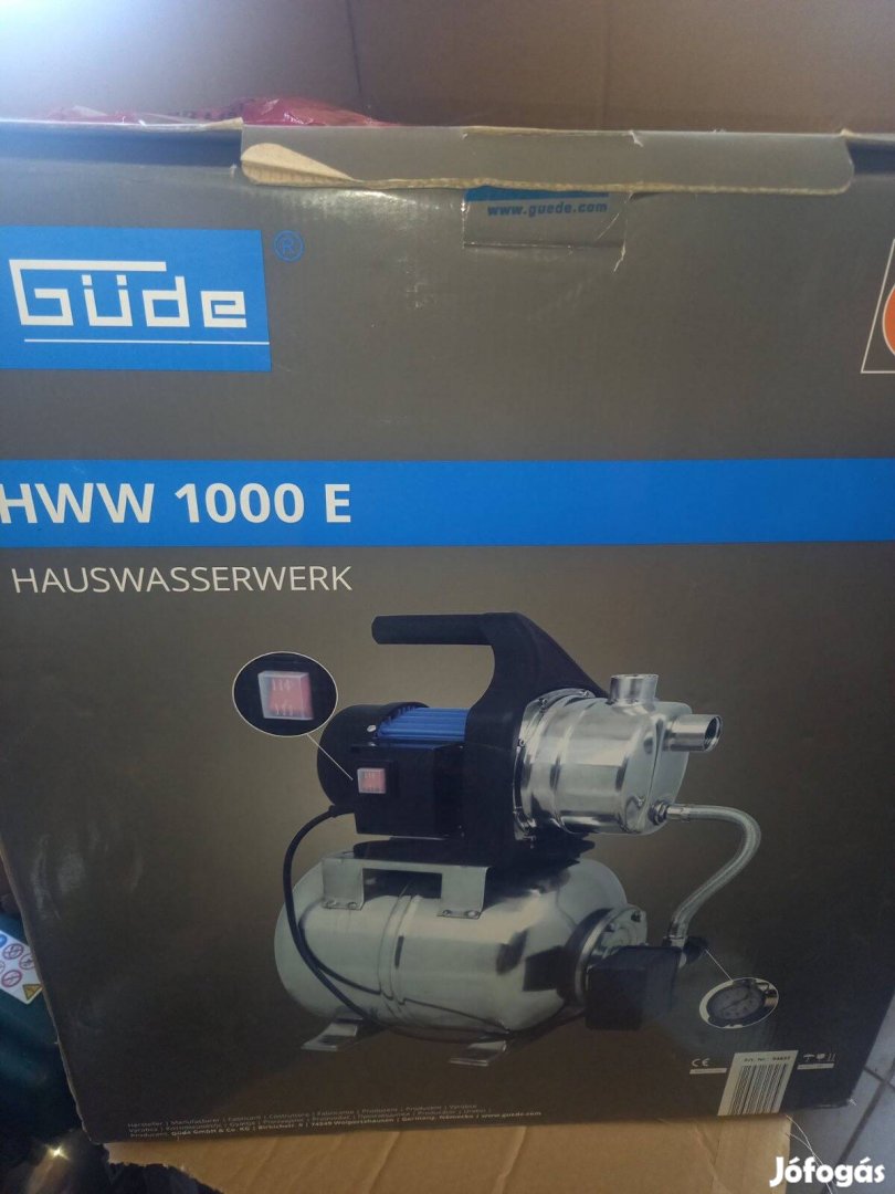 Önfelszívó Házi vízmű Güde Hww 1000 E