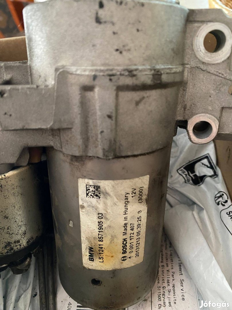 Önindító gyári Bosch márka (BMW 520d f10-es) alkatrészként