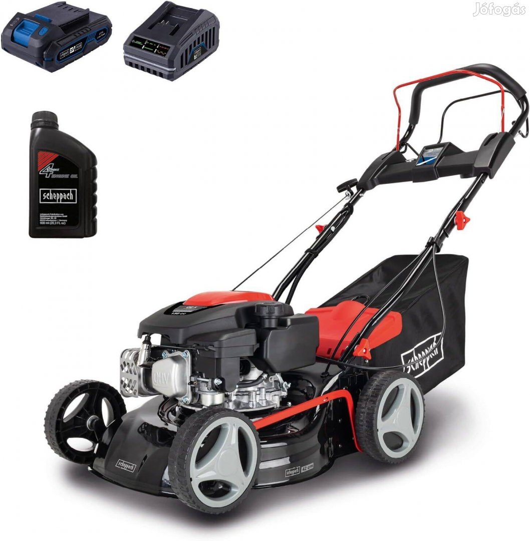 Önjárós Önindítós Fűnyíró Scheppach RM 420 AE