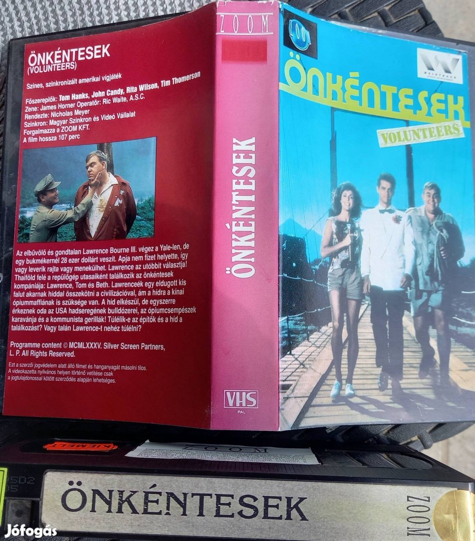 Önkéntesek - vígjáték vhs - Tom Hanks