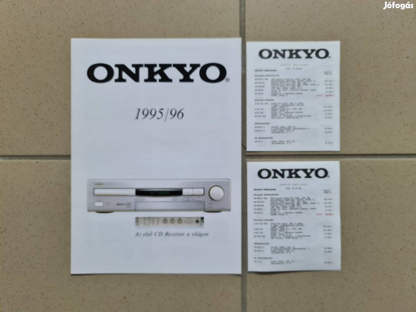 Onkyo 1995, 96 katalógus