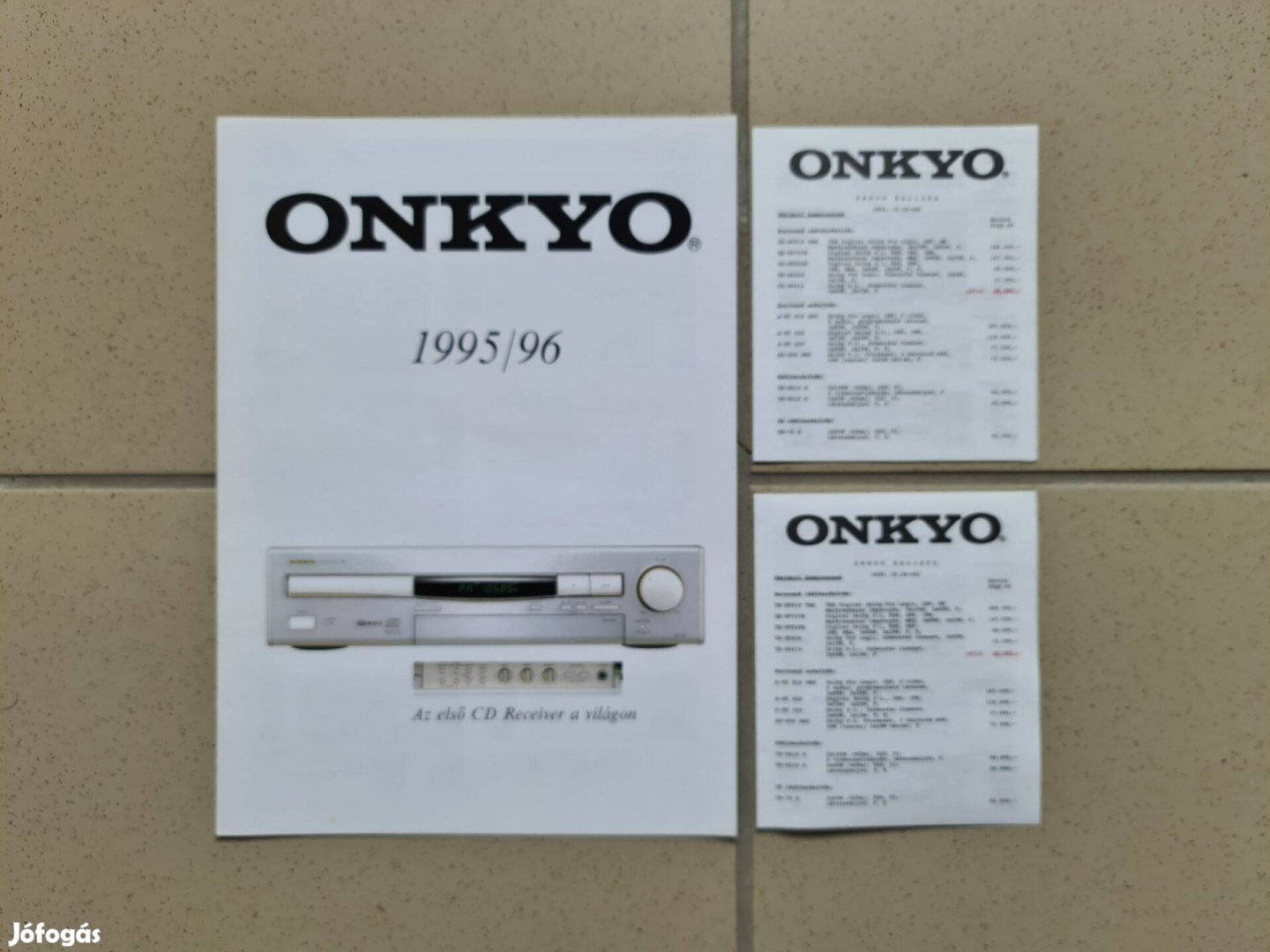 Onkyo 1995, 96 katalógus