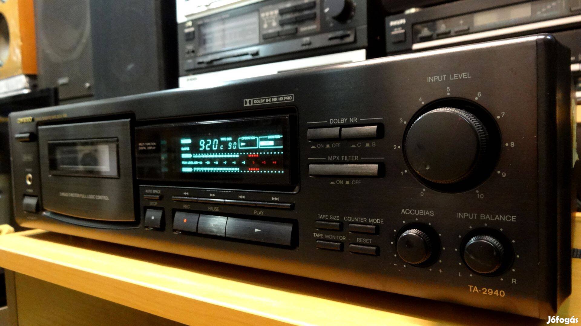 Onkyo 3 fejes Deck Magnó TA-2940