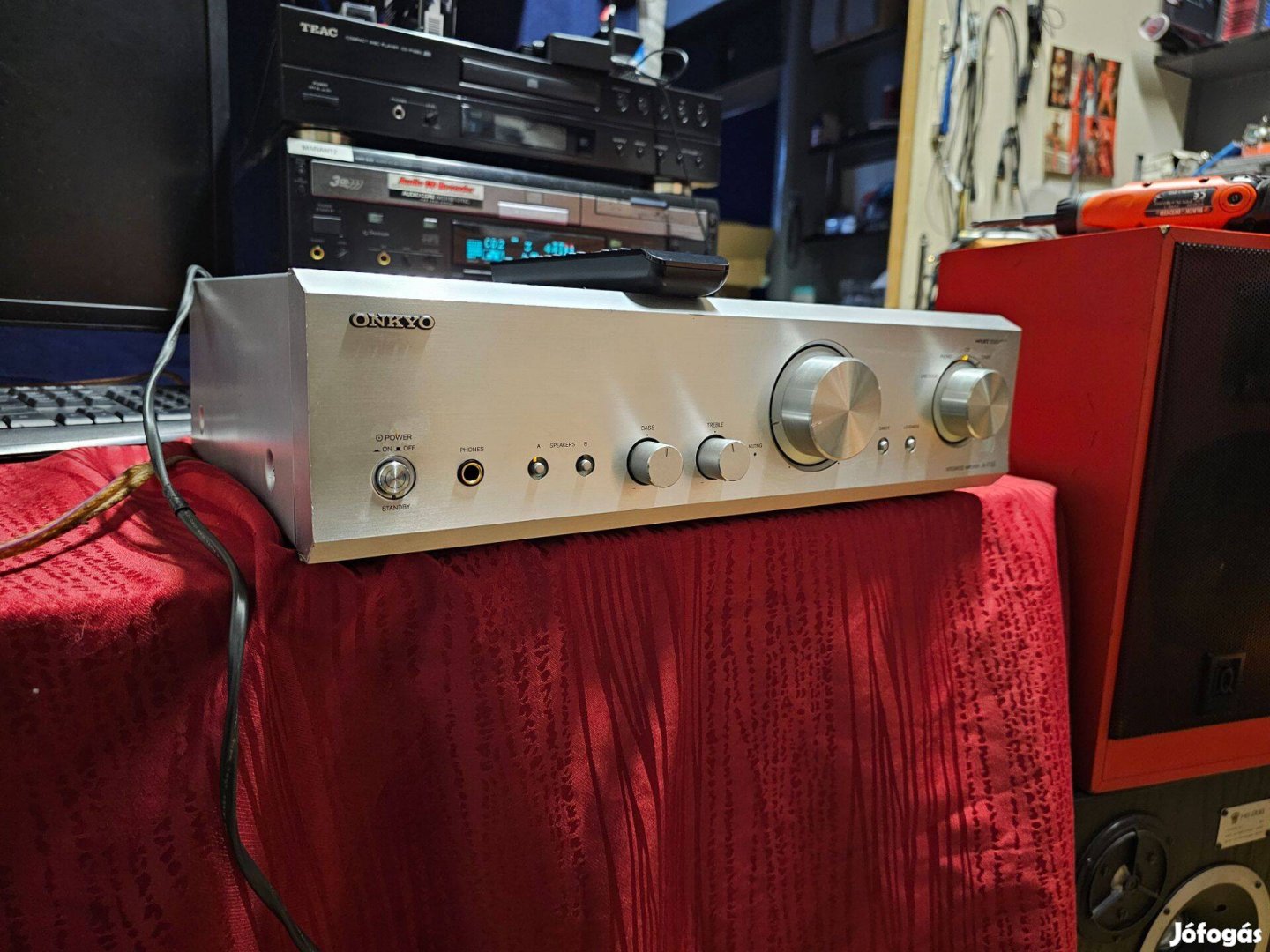 Onkyo A9155 Audiophile Minőségi Erősítő+Távja Eladó