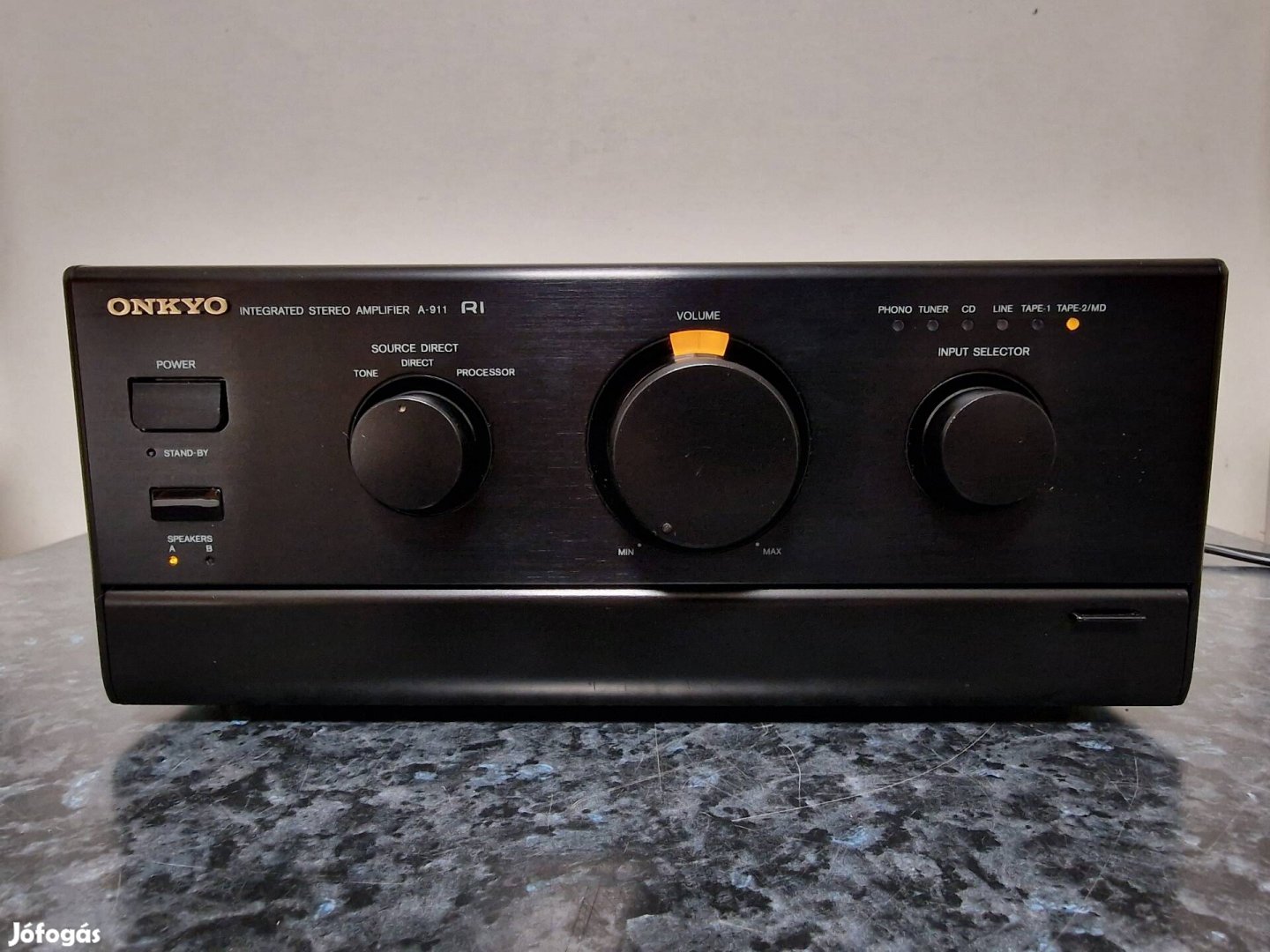 Onkyo A-911 midi méretű stereo erősítő sub kimenettel 