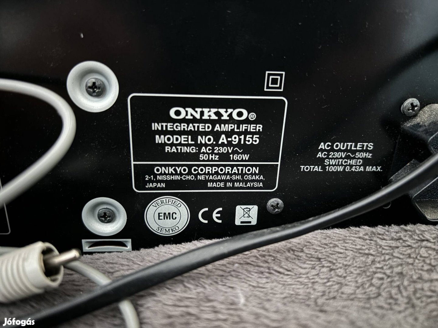 Onkyo A-9155 erősítő