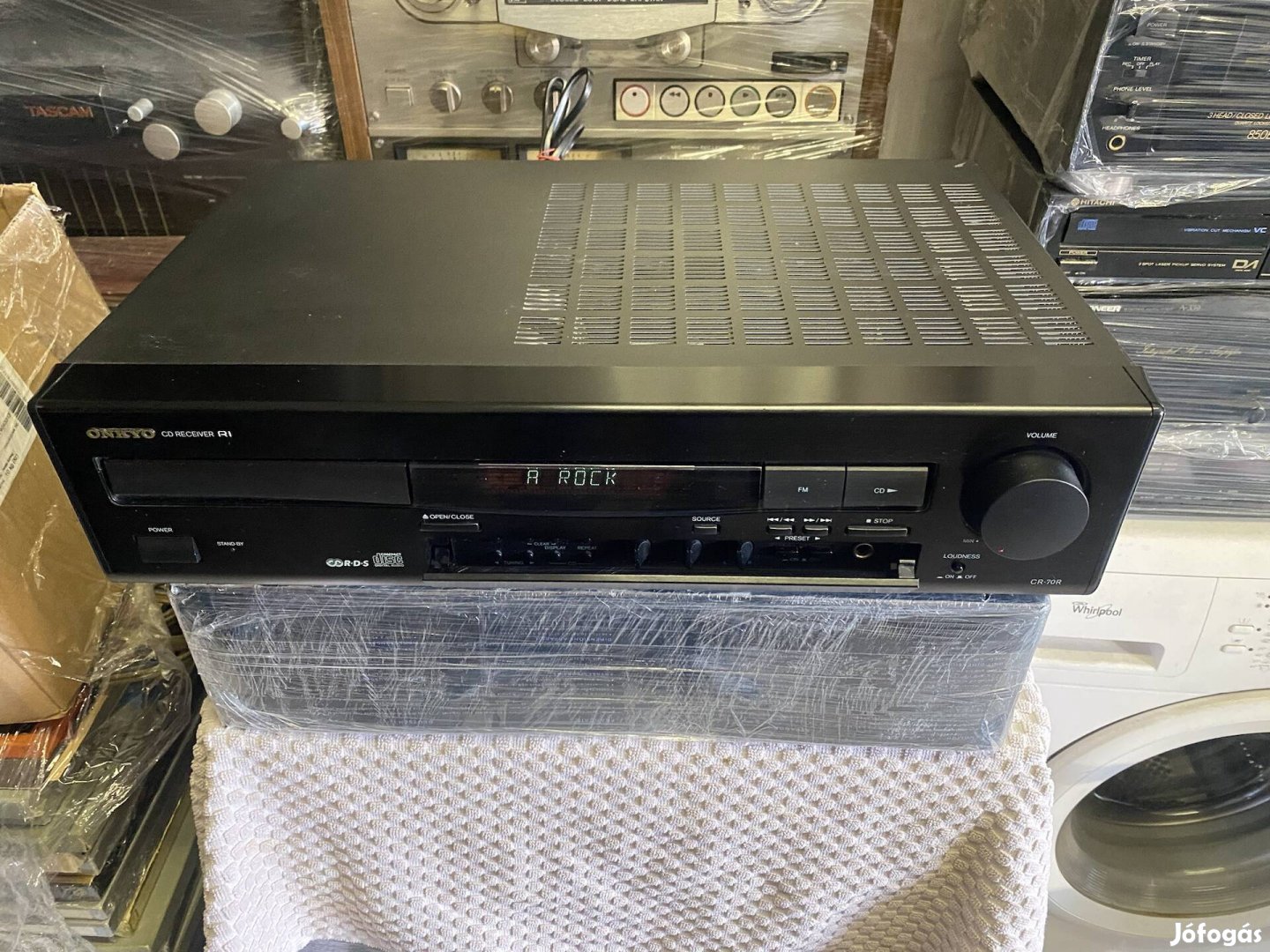 Onkyo CD Receiver Sr Rádiós CD erősítő Am /FM rádió jó 