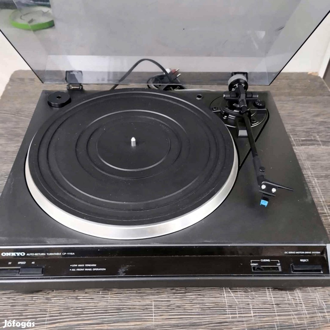 Onkyo CP-1116A hifi bakelit (vinyl) lemezjátszó ingyenes szállítás