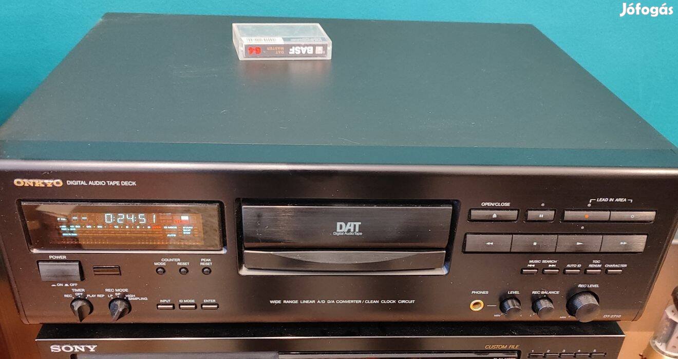 Onkyo DT-2710 DAT magnó Távval!!!