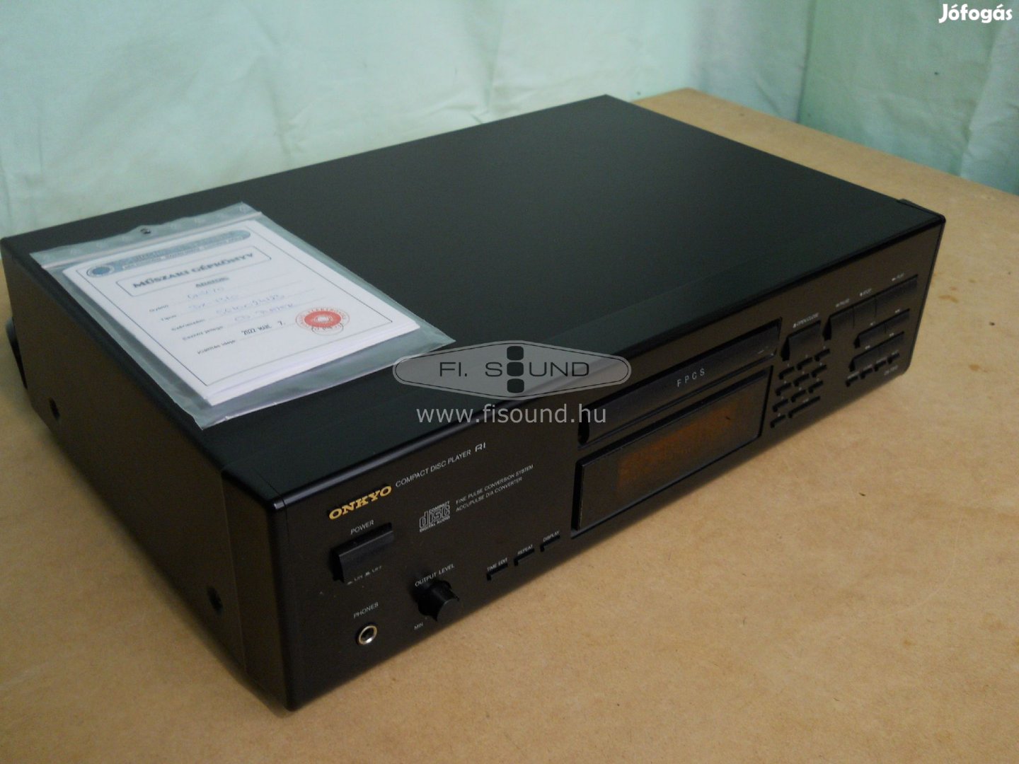 Onkyo DX-7310 ,CD lejátszó optikai kimenettel,gépkönyvvel
