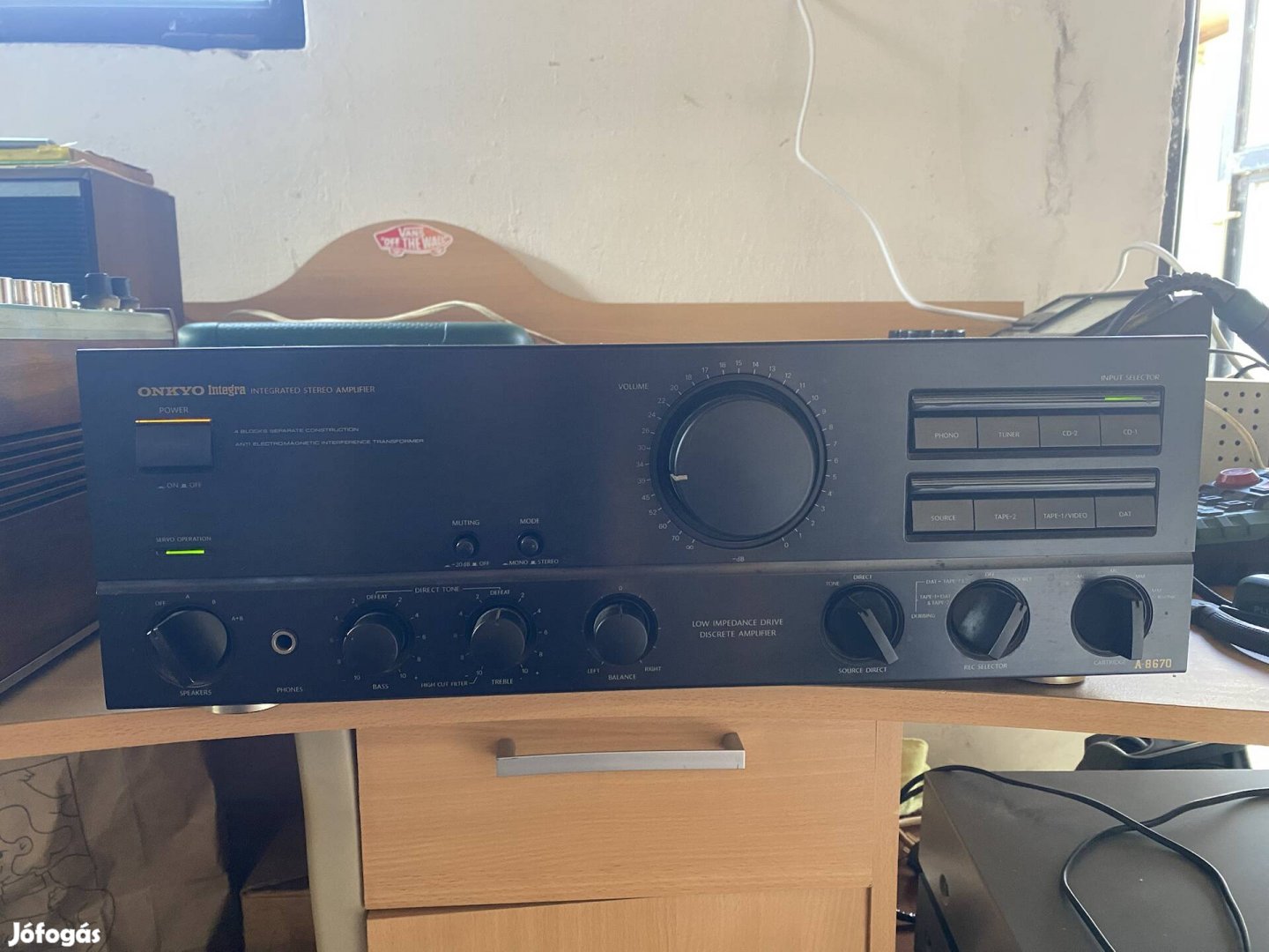 Onkyo Integra A-8670 sztereó erősítő