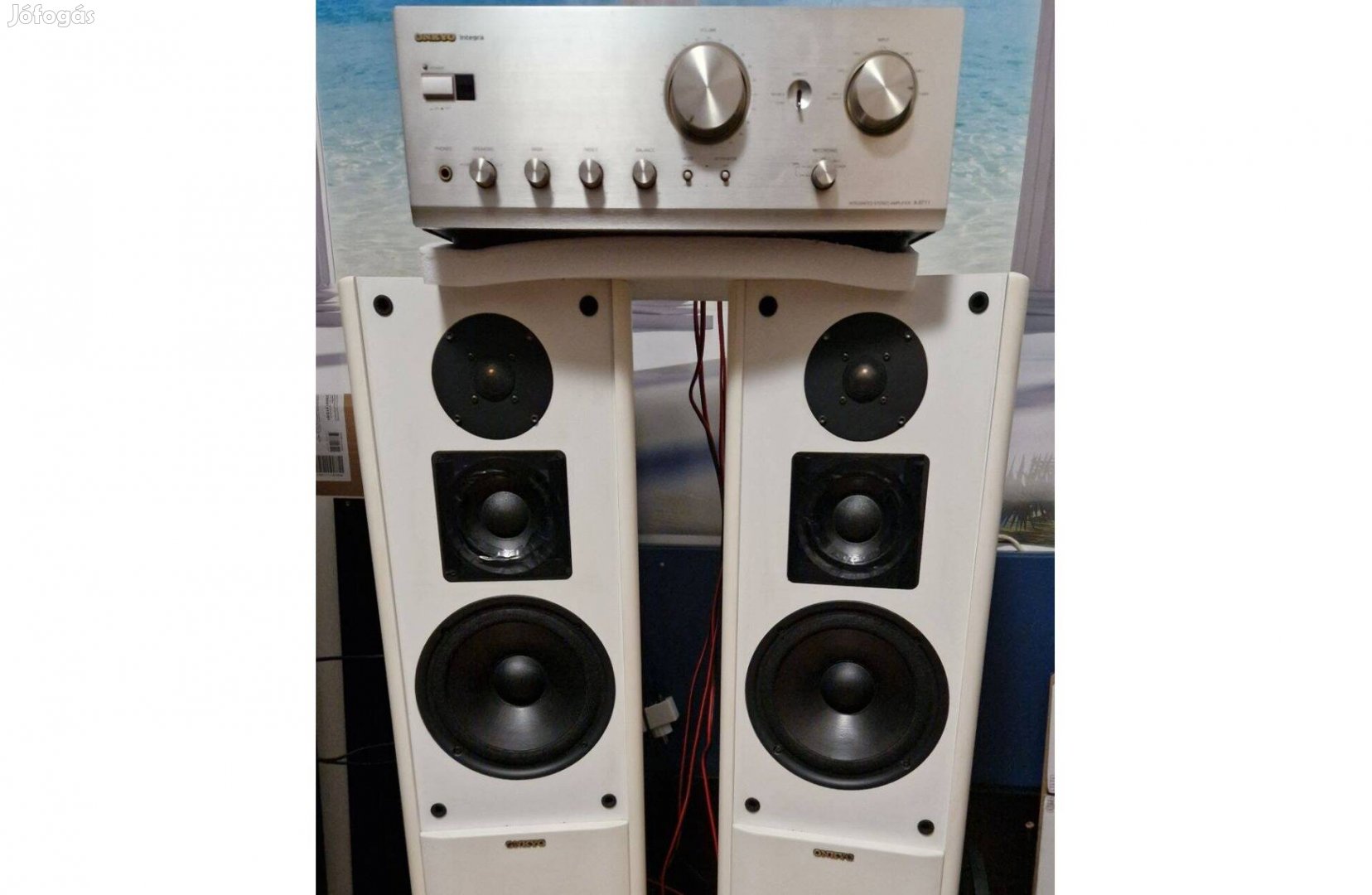 Onkyo Integra A-9711 erősítő + Onkyo SC-670 mkii hangfalak + 2 sub