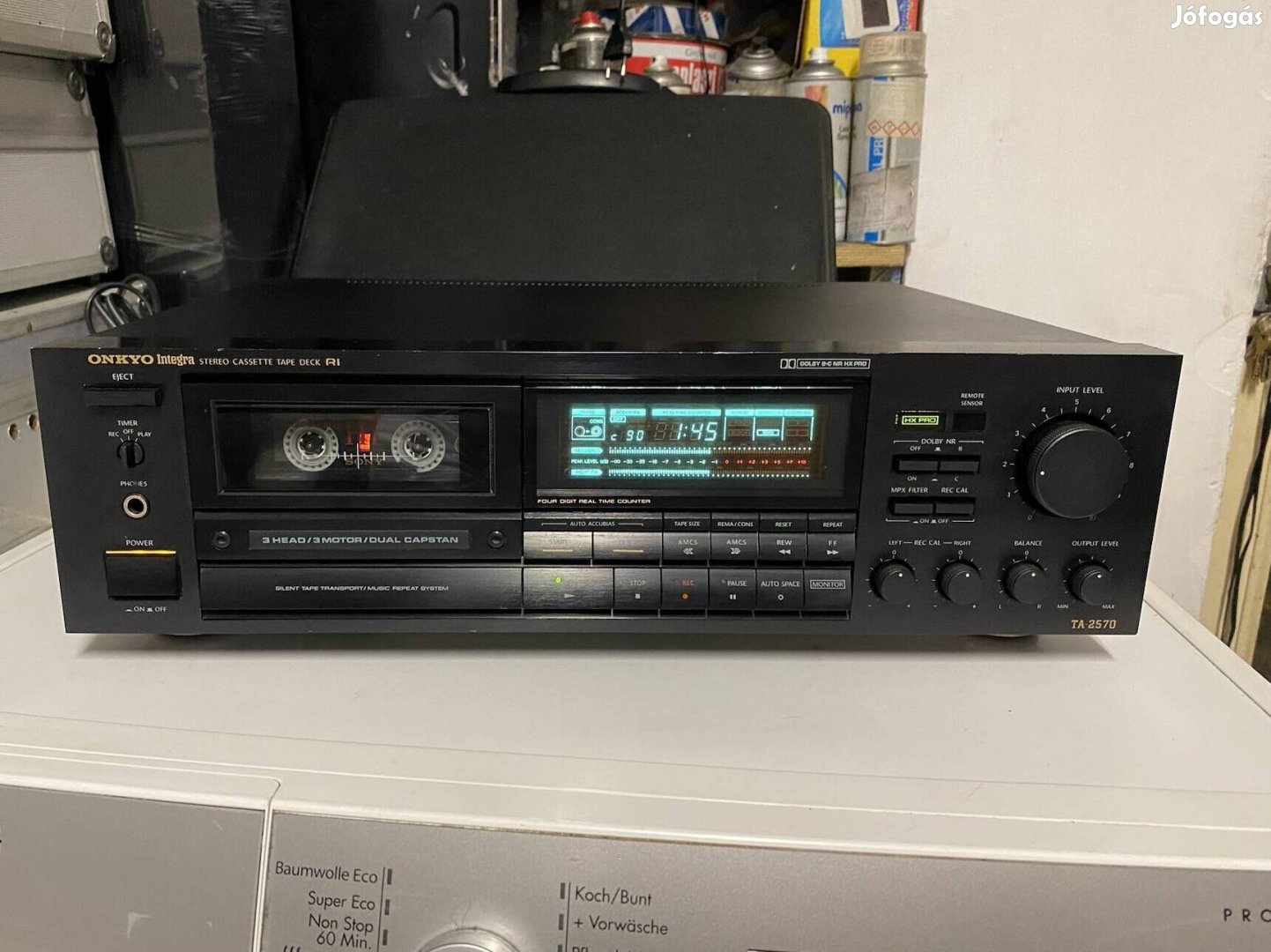 Onkyo Integra TA 2550 3 Fejes Kiváló minőségi Magno Deck 