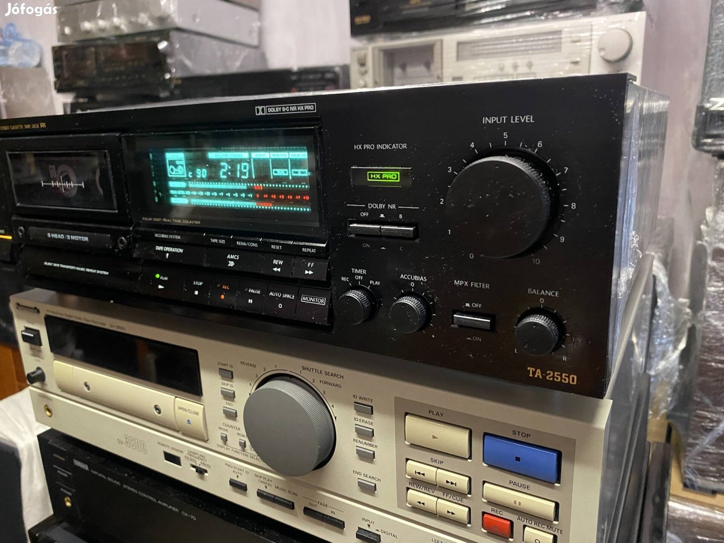 Onkyo Integra TA-2550 3 Fejes Újszerű Magno Deck 