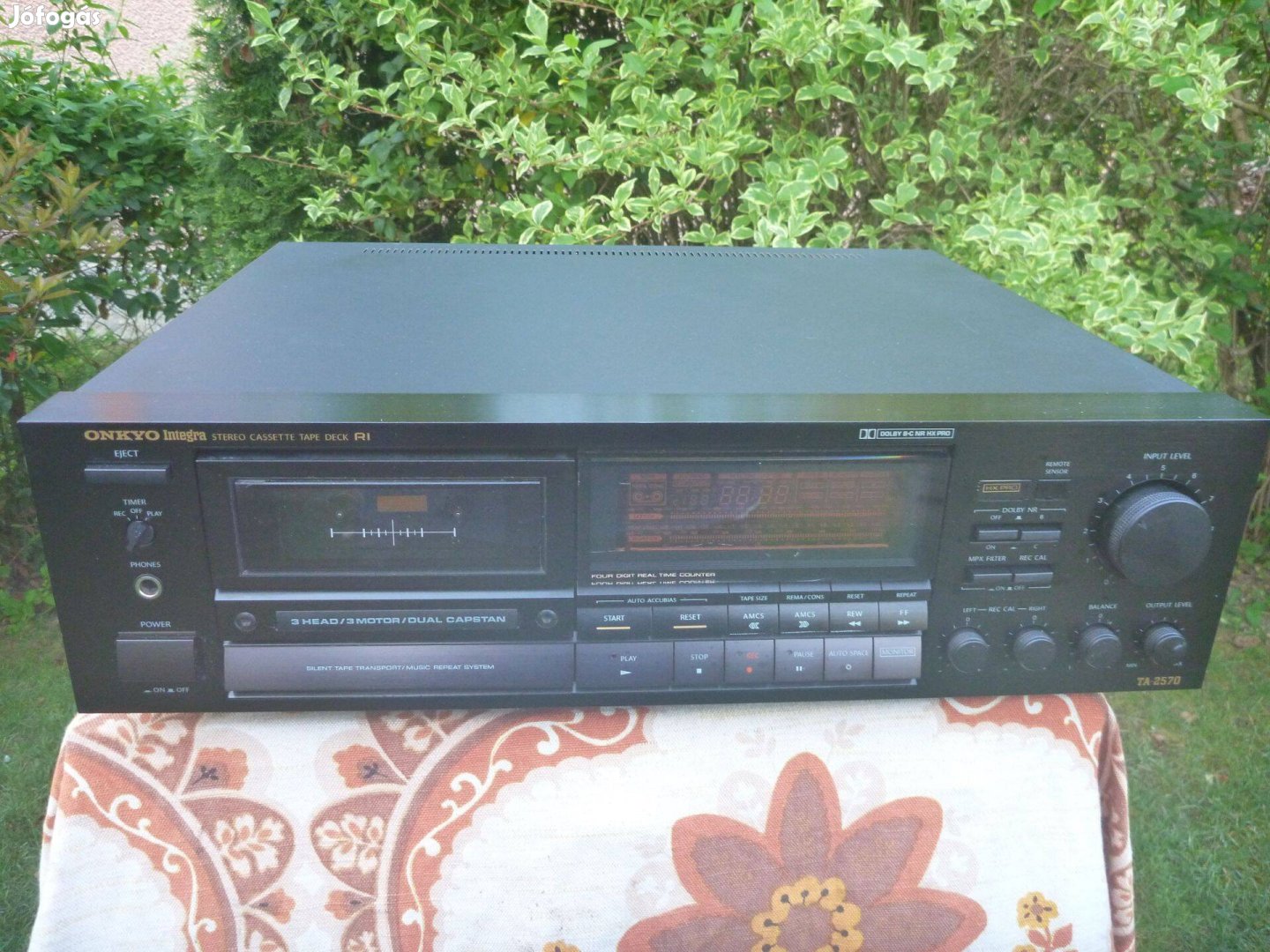 Onkyo Integra TA-2570 3 fej 3 motor Dual Capstan deck