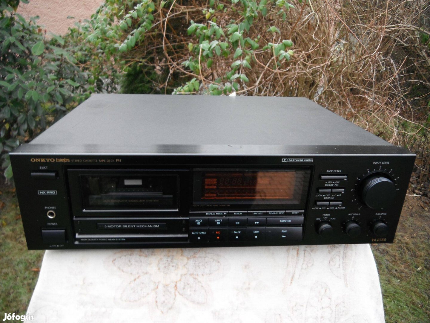 Onkyo Integra TA-2760 3 fej Dual Capstan deck