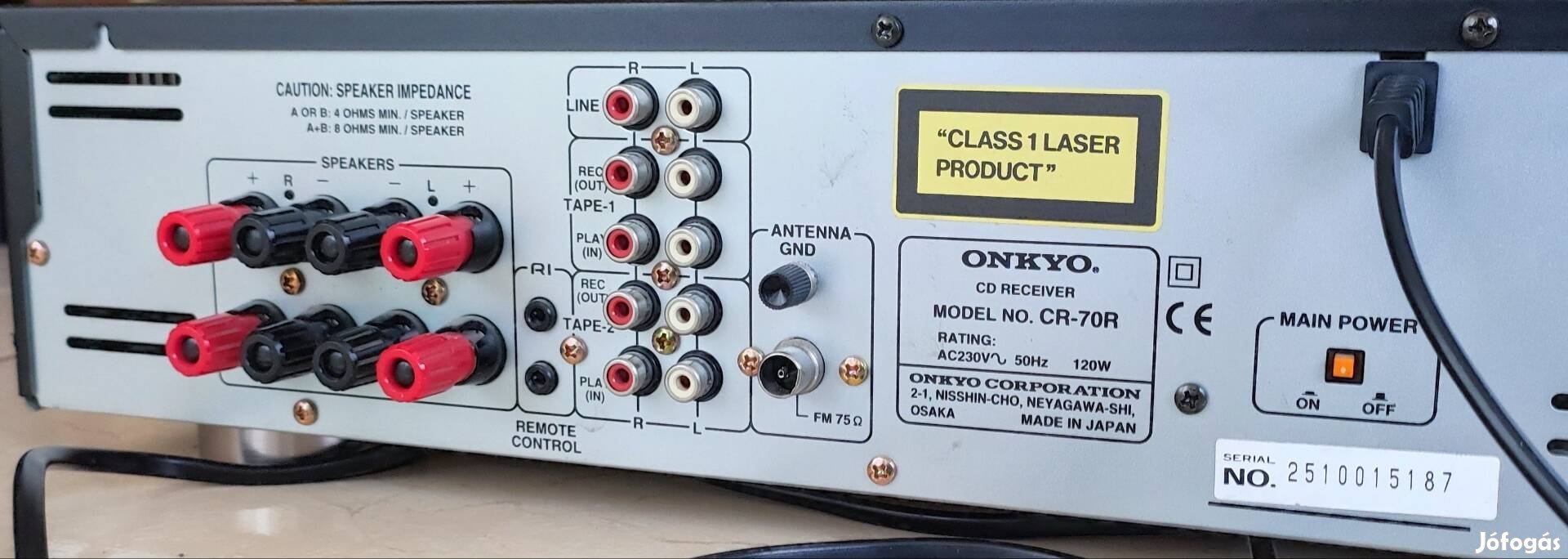Onkyo R1 receiver