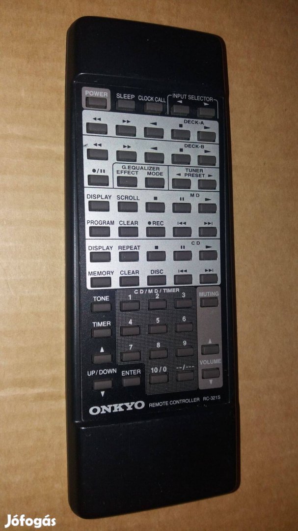Onkyo RC-321S hifi audio távirányító eredeti