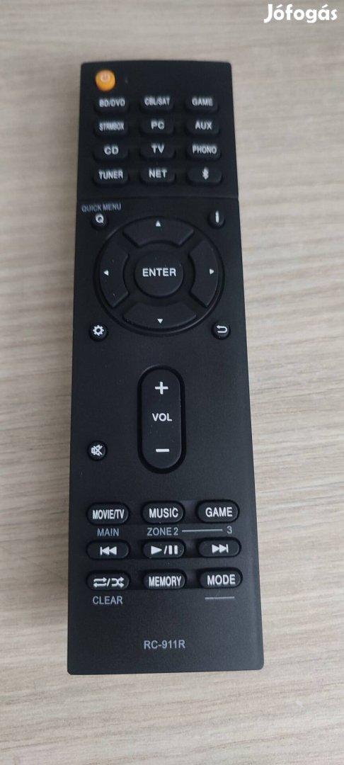 Onkyo RC-911R Újabb Széria Rendszer Távirányító 