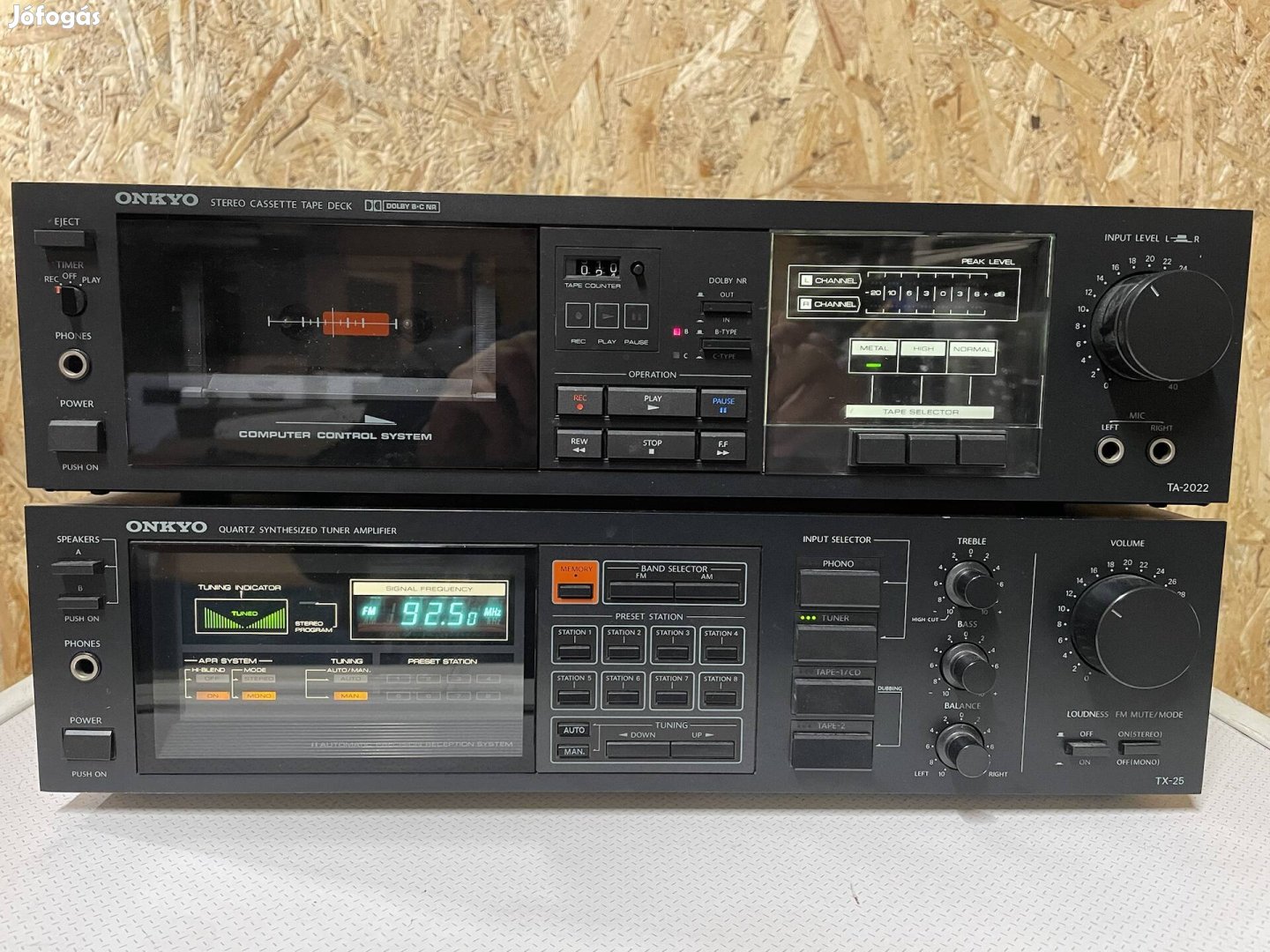 Onkyo TA-2022 TX-25 erősítő magnó deck eladó 