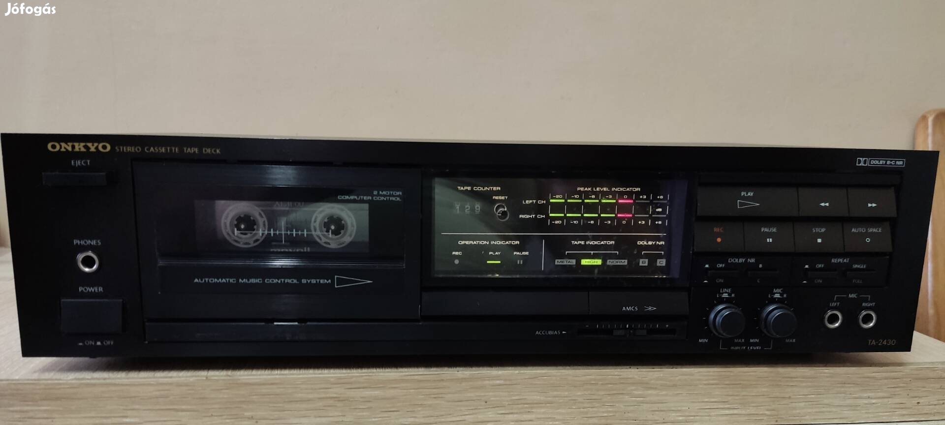 Onkyo TA-2430 magnó deck L. Zoltánnak