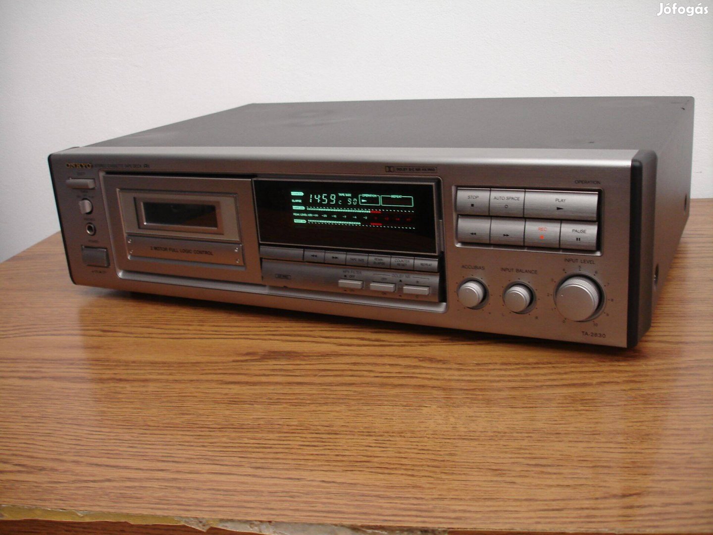 Onkyo TA-2830 minőségi hifi sztereó 2 motoros kazettás magnó deck   E