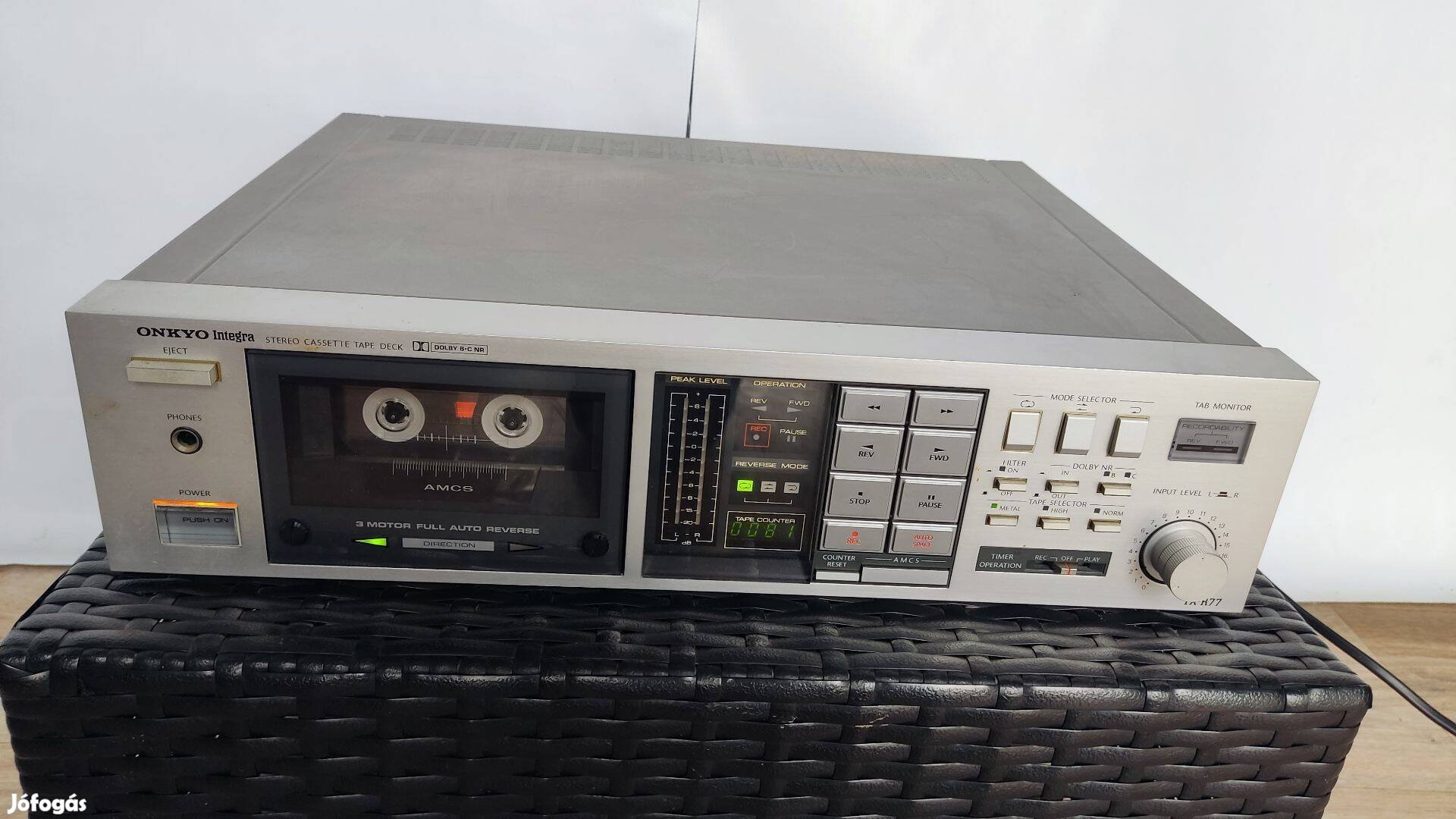 Onkyo TA-R77 autó-reverse kazettás deck