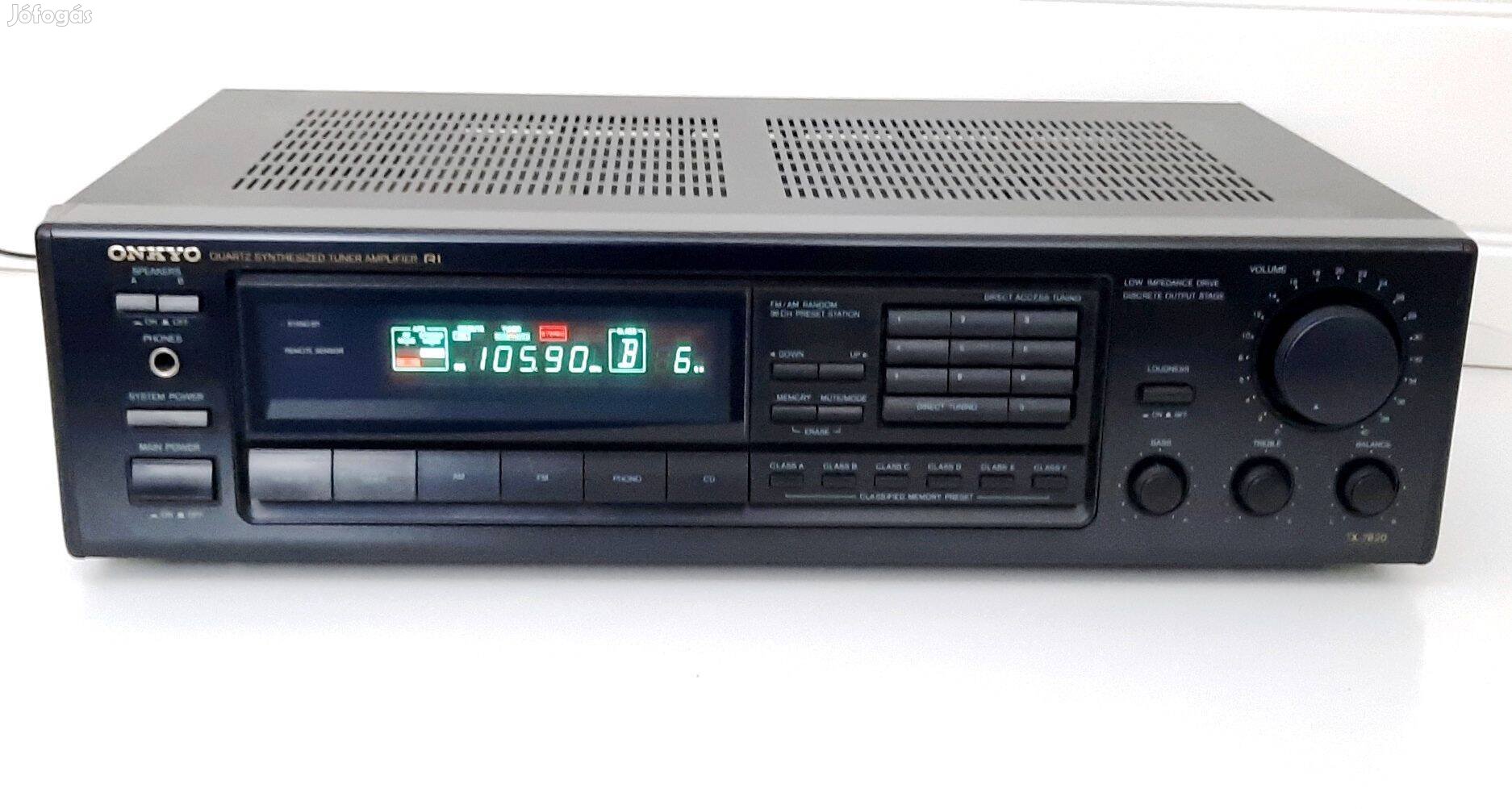 Onkyo TX-7820 sztereó rádióerősítő