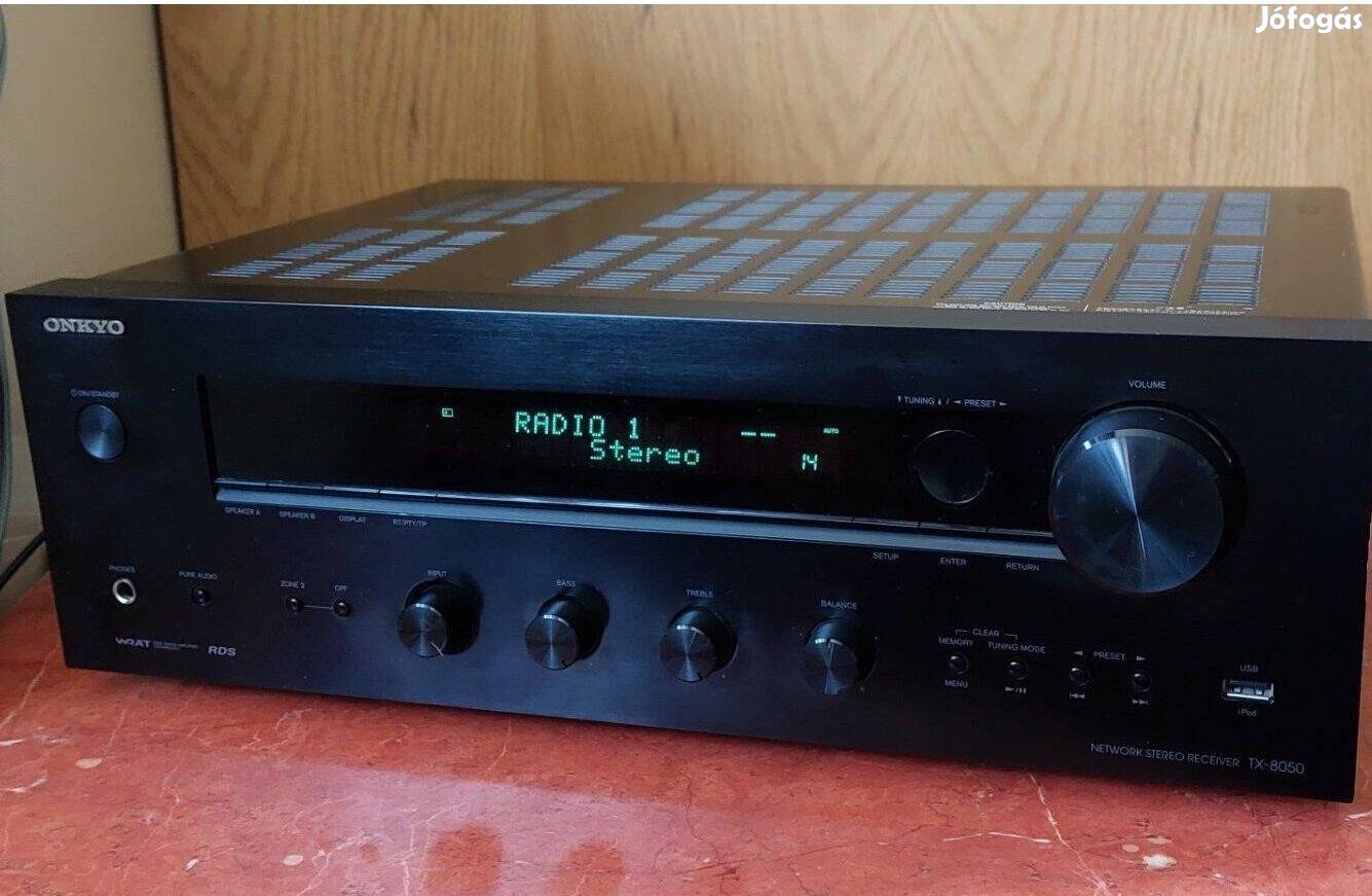 Onkyo TX-8050 sztereo network rádió erősítő DAC DLNA USB