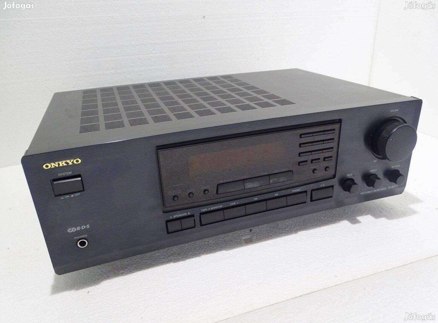 Onkyo TX-8211 AM/FM sztereó erősítő rádióerősítő